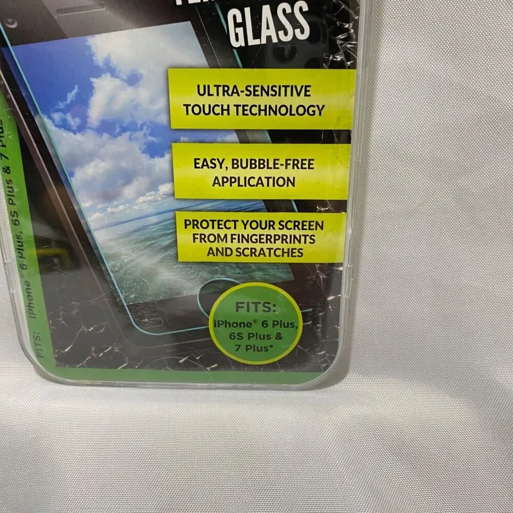 iPhone 6 Plus 6S Plus 7 Plus Shatter Resistant Tempered Glass Screen Protector